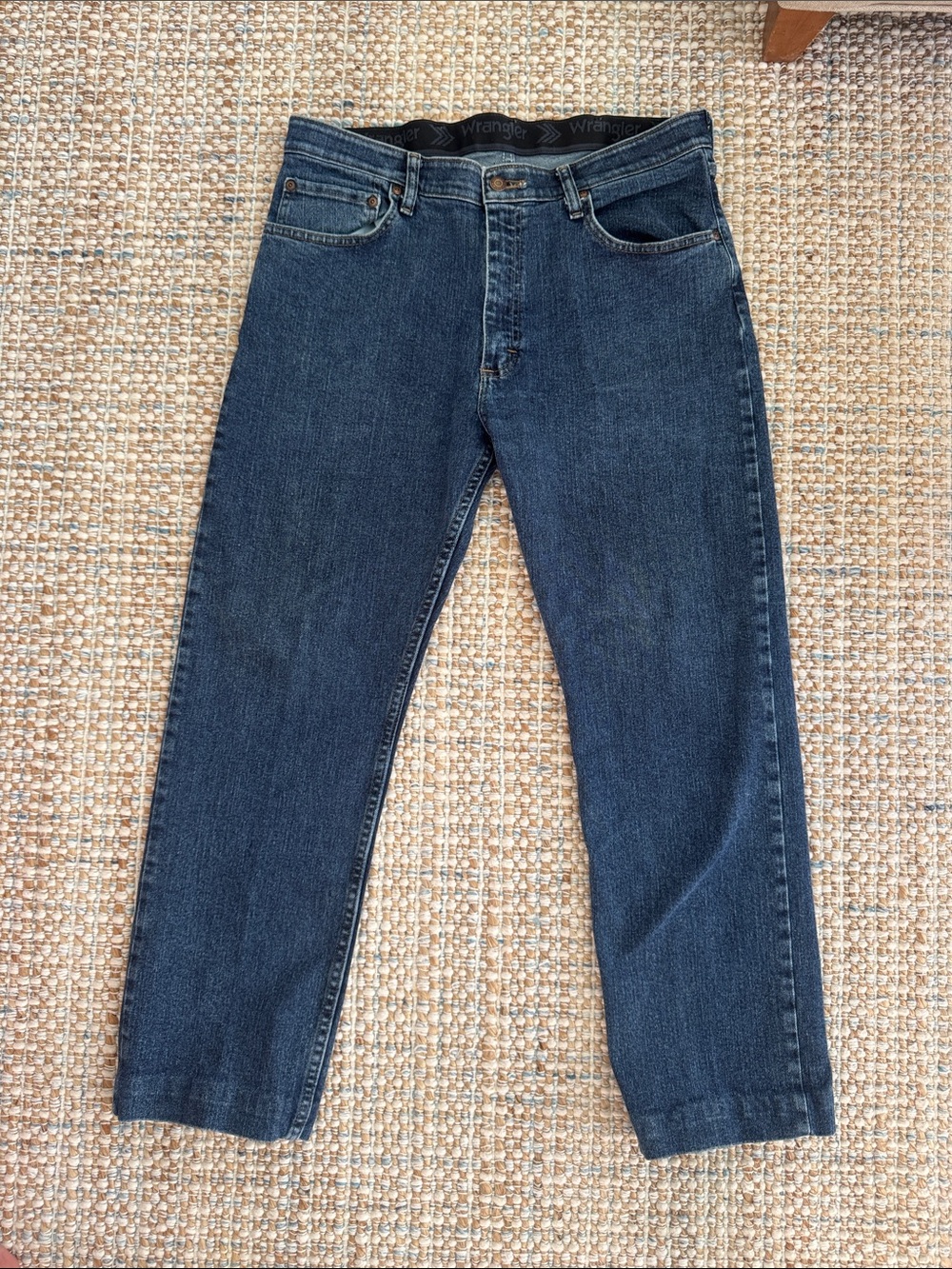 Wrangler Men’s Indigo Regular Fit Jeans